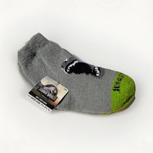 Jurassic World Kids Gray and Green Casual Socks
